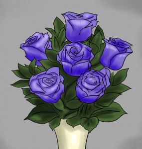 trandafiri albastri - 7